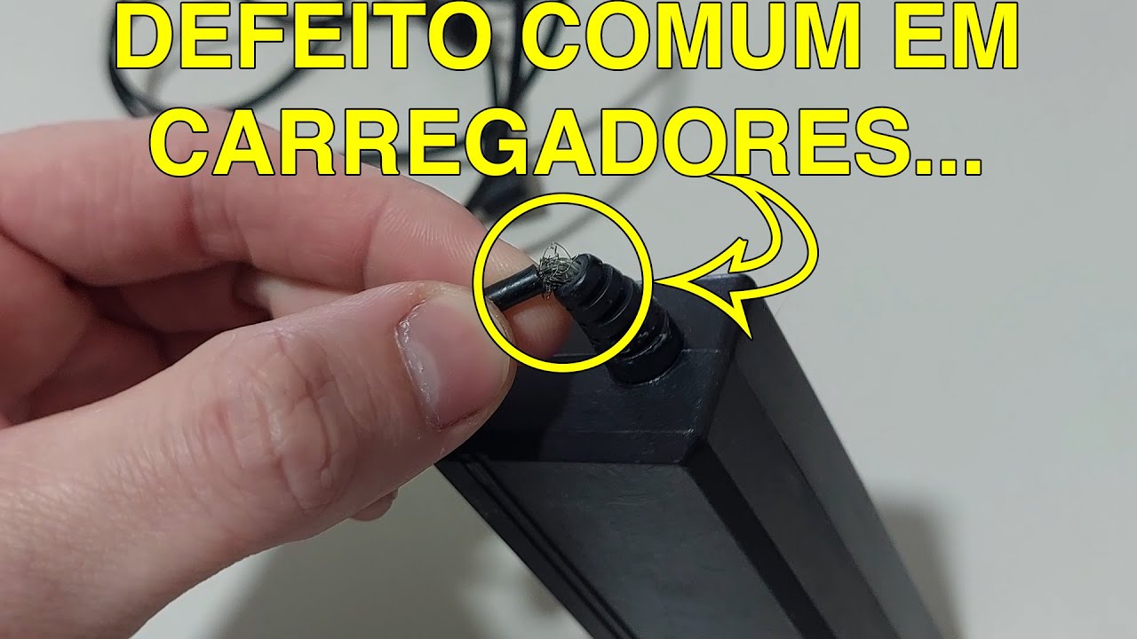 Como consertar cabo do carregador quebrado