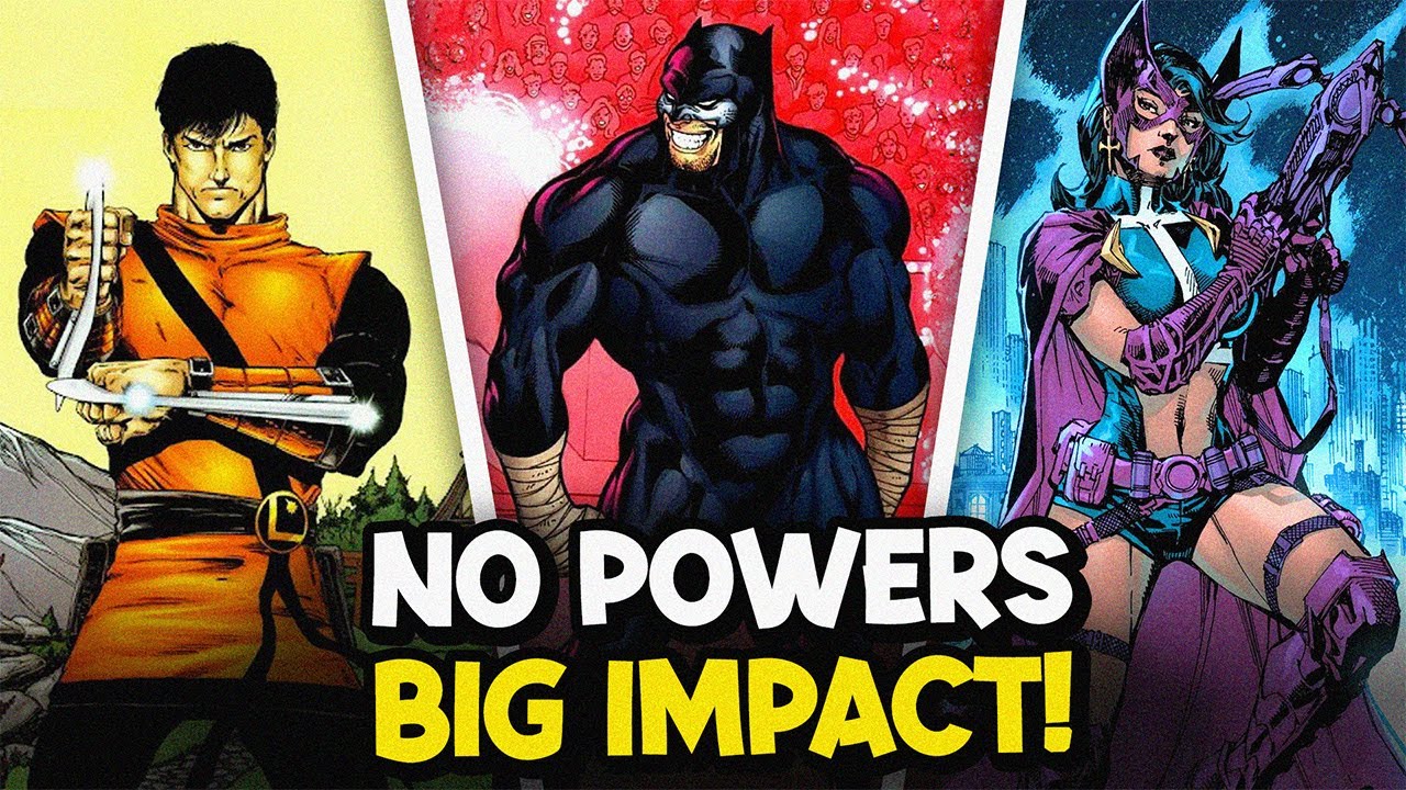 Top 10 DC Heroes Without SuperPowers