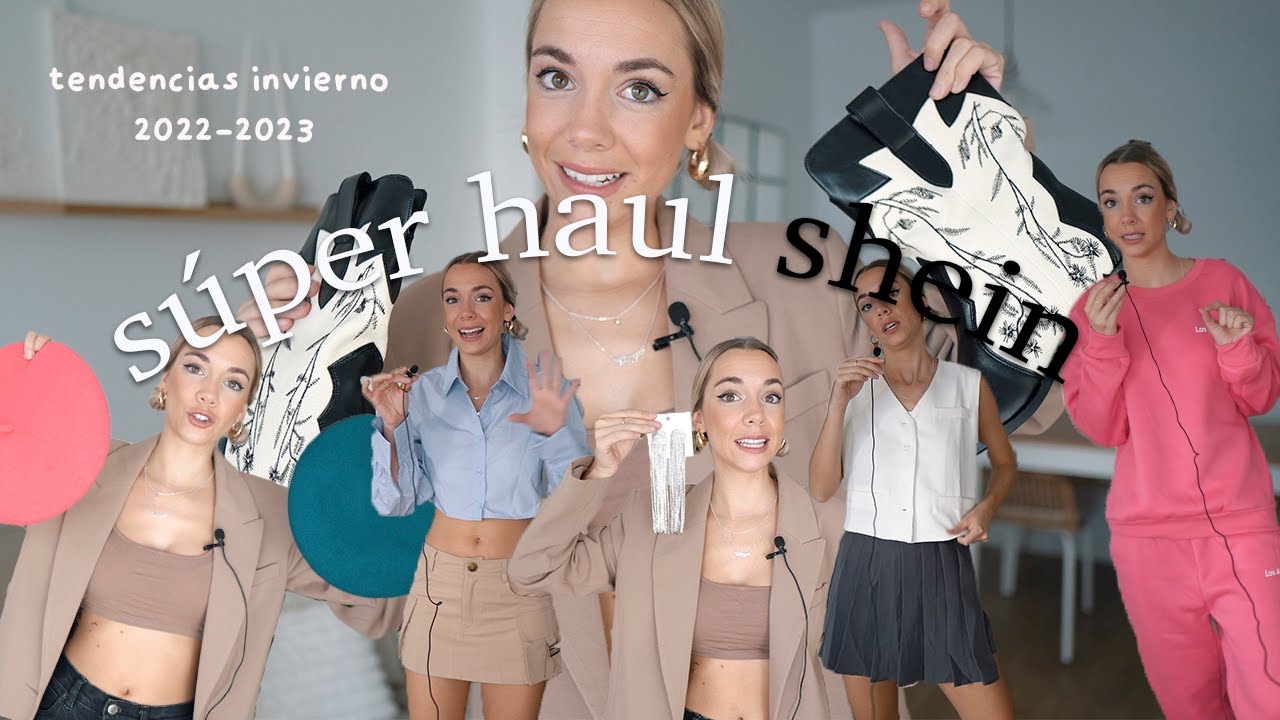 ✨SÚPER HAUL Shein tendencias otoño invierno 2022-2023✨