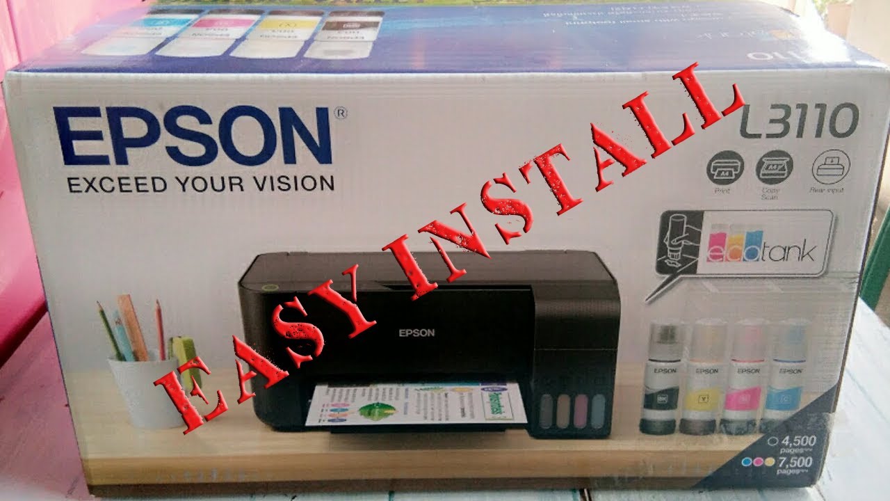 How to install   Epson L3110