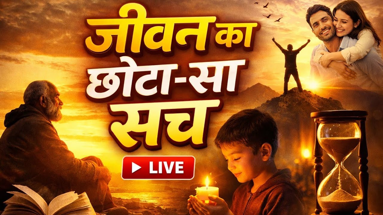 जीवन का छोटा सा सच | The Small Truth of Life #live motivation #news #trending #iranvsesraelwar