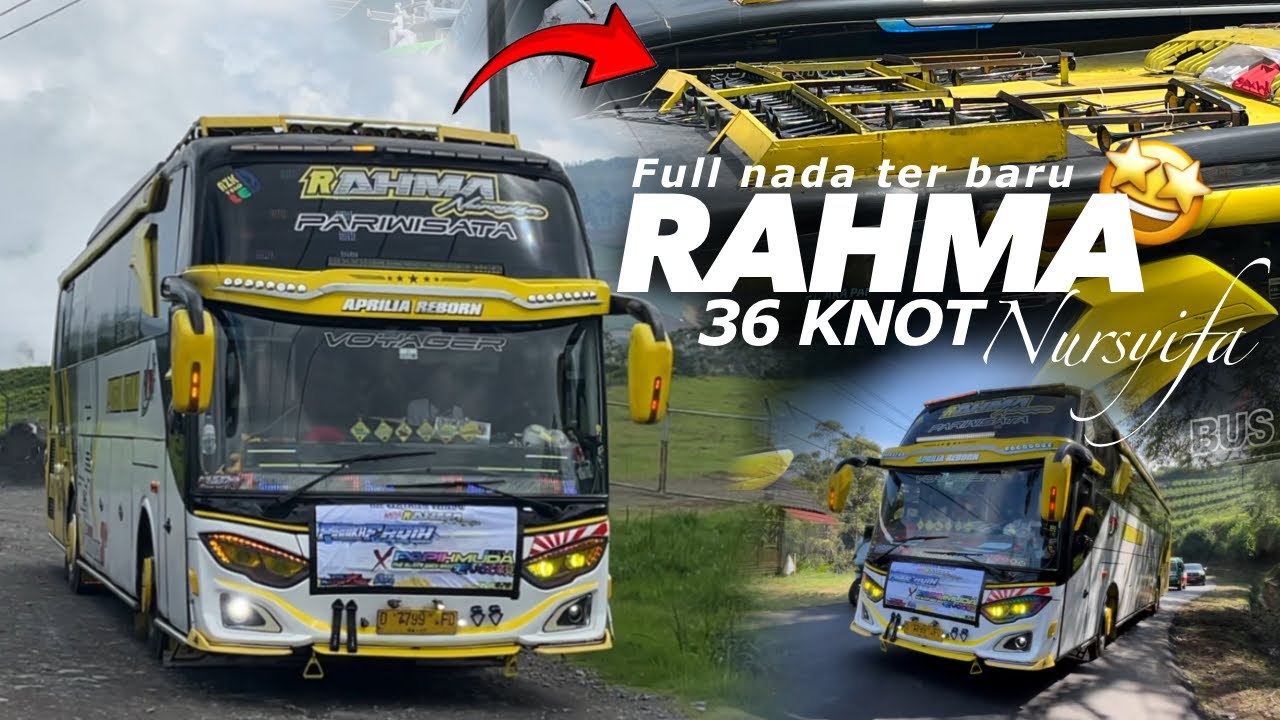 BUS “RAHMA NURSYIFA” DENGAN BASURI TERBARU NYA YAITU 36 NOT TELOLET BASURI🥳