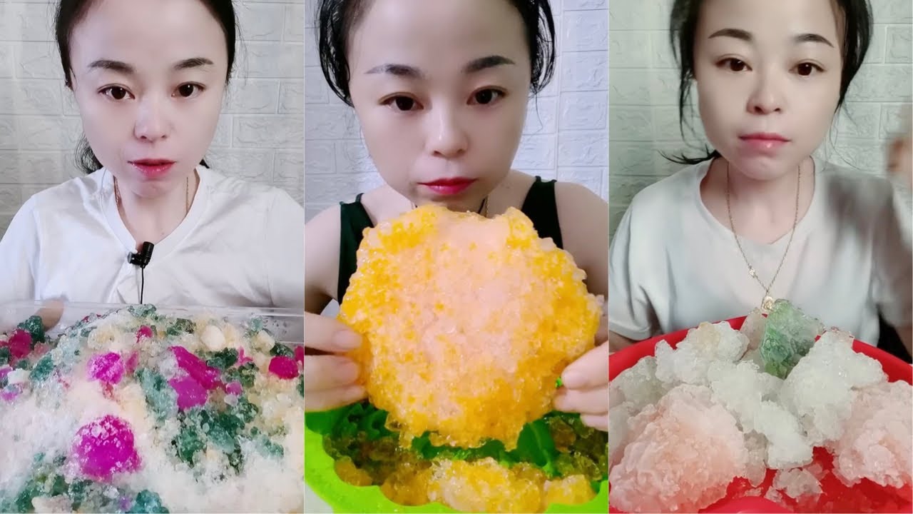 Crushed Ice Eating ASMR | Ice Eating