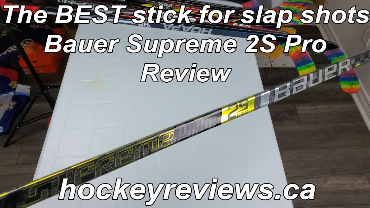 The best hockey stick for slap shots. Bauer Supreme 2S Pro Review