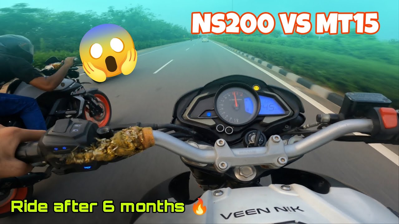 Friendly ride bhai vala tho || after long time || ns200 VS Mt15 Vs Mt15 🔥🔥