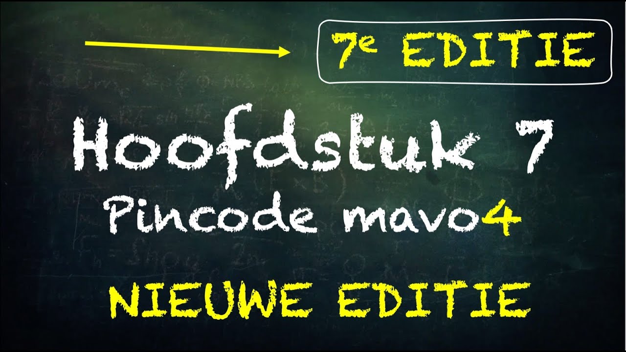 Hoofdstuk 7 mavo 4 (Pincode 7e ed.) - economie vmbo
