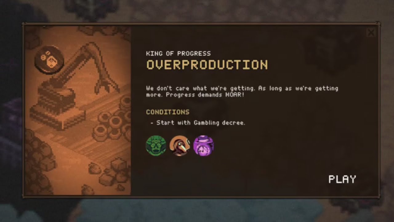 King of Progress Quest Mode - OverProduction | 9 Kings