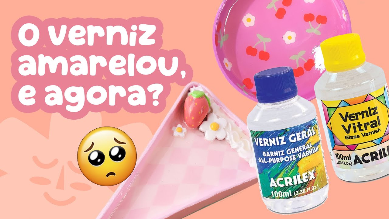 Como evitar o amarelado do verniz em cerâmica fria / artesanato