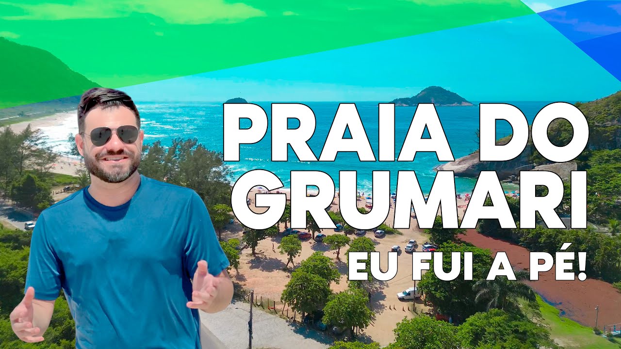 GRUMARI | Como chegar a pé? | Praia paradisíaca na capital do RJ