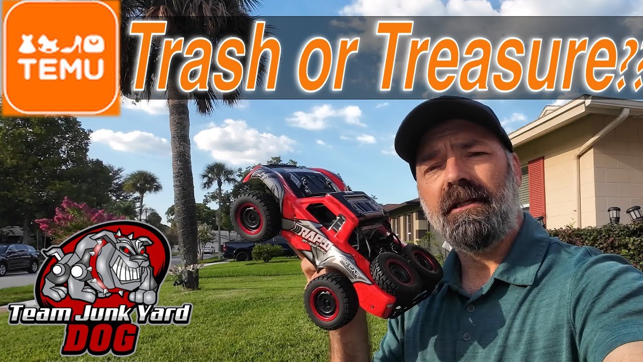 Радиоуправляемый грузовик Temu Trash или Treasure/Stadium!!