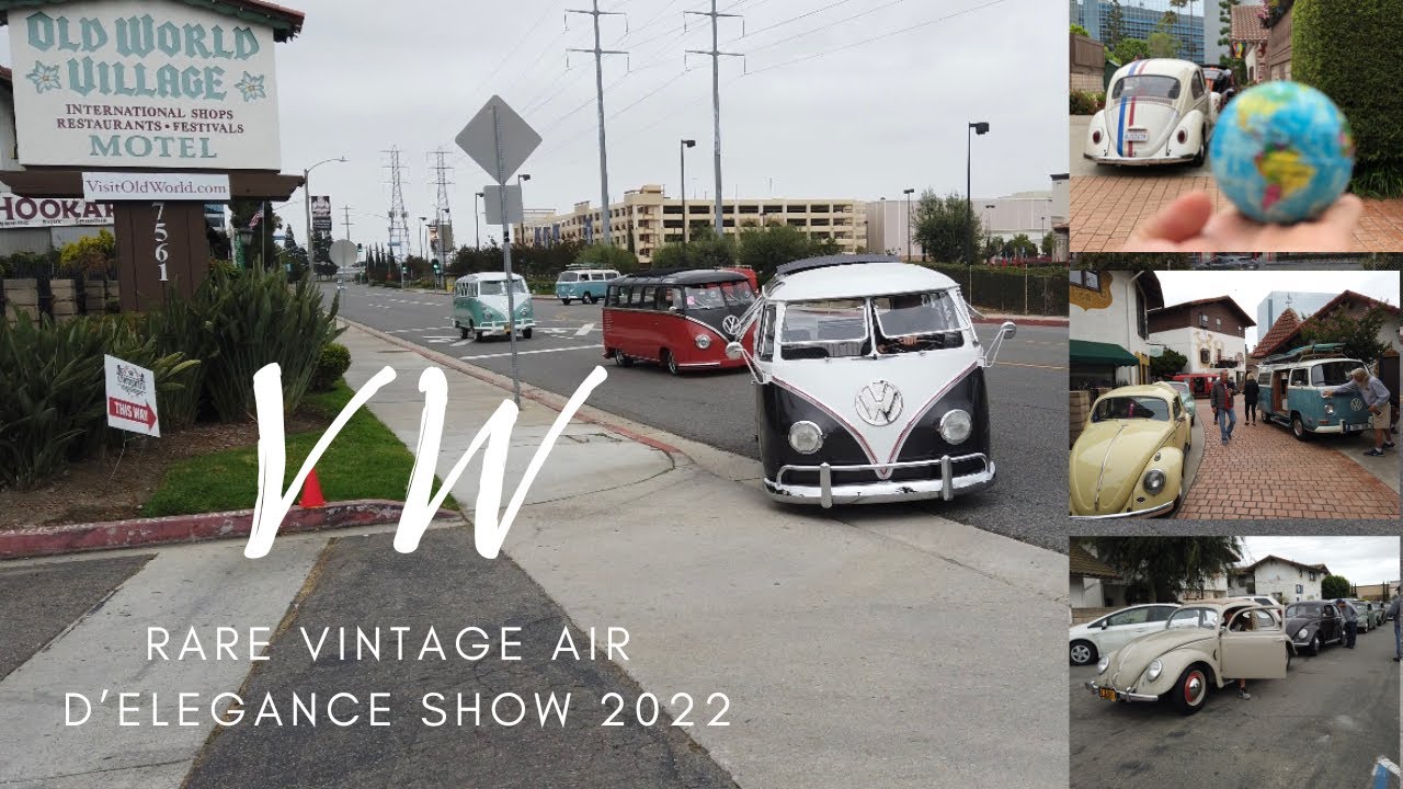 VW Vintage Car Show 2022|| RVA Rare Vintage Air Huntington Beach, CA #vwshowcase