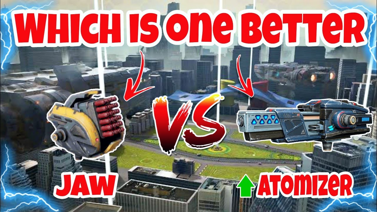 [WR] 🔥Jaw VS [Buff]Atomizer Weapon Comparison |War Robots|