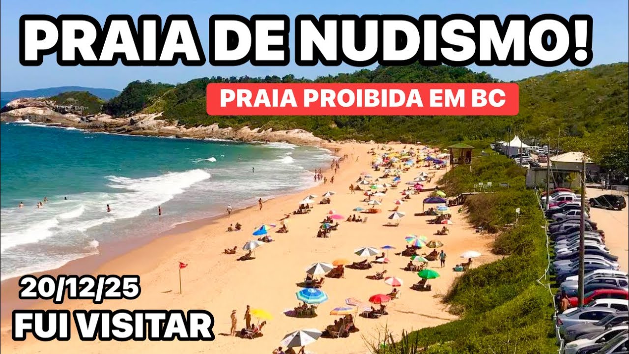 PROIBIDO usar biquíni! Praia do Pinho Balneário Camboriú NOVA LEI 