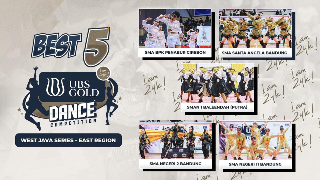 BEST FIVE UBS GOLD DANCE COMPETITION WEST JAVA SERIES 2022