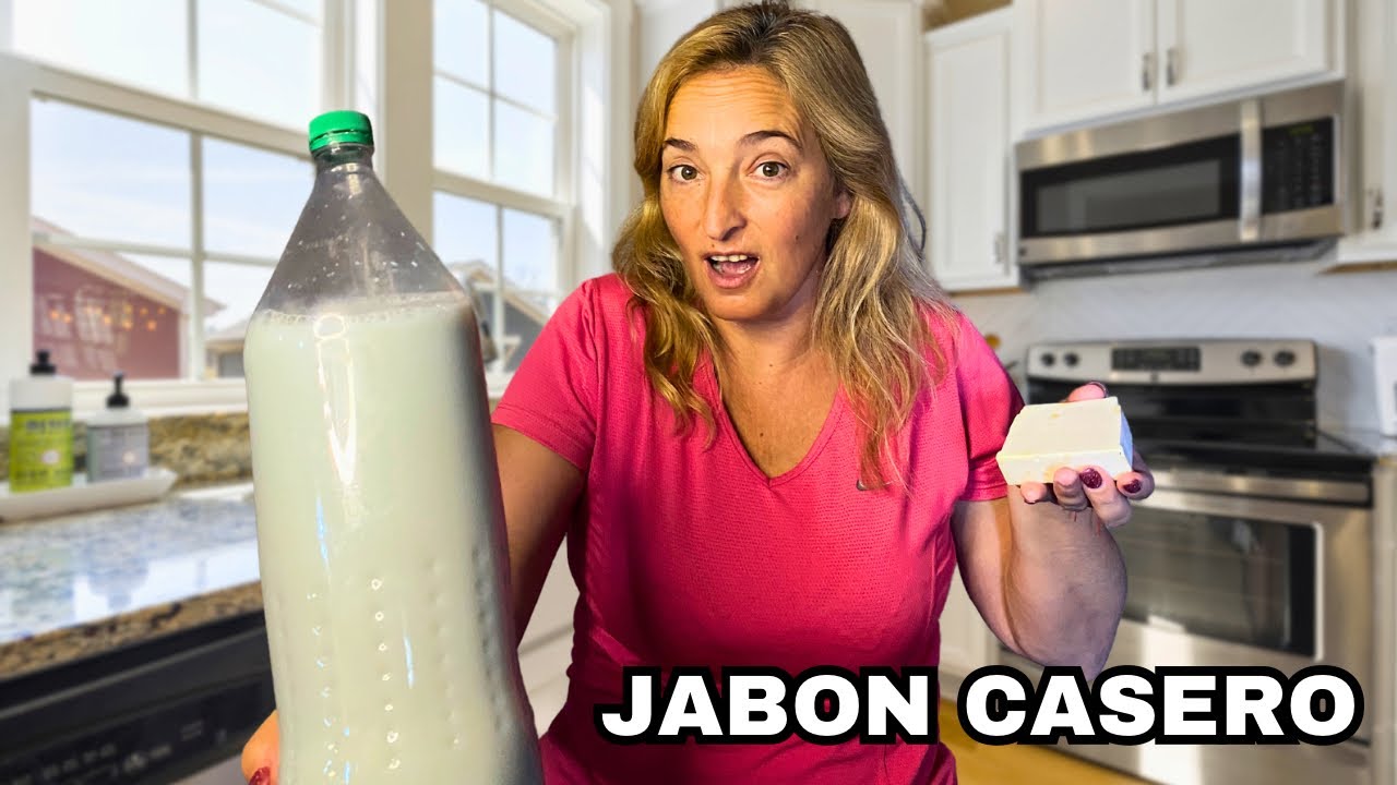 JABÓN en 5 Minutos CASERO🧼|Súper Económico🤩