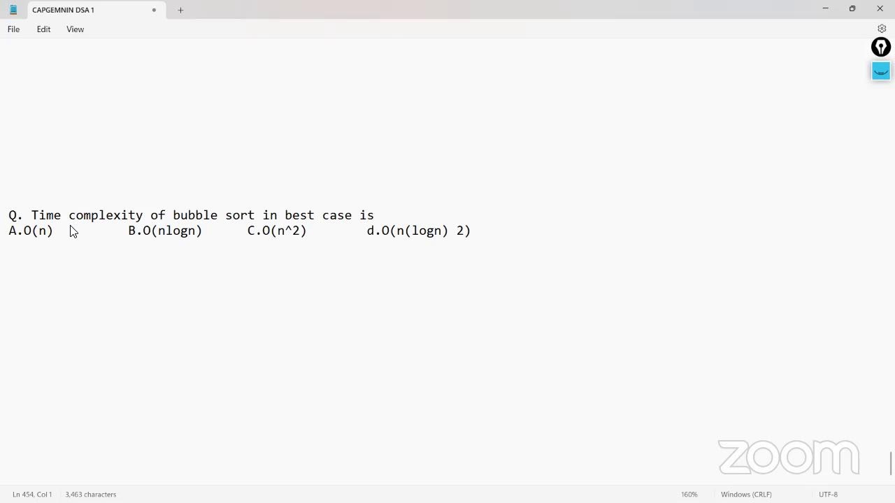 LeadSoft Placement Academy's Zoom Meeting | Capgemini Pseudocode Preparation | Suraj Sir 12