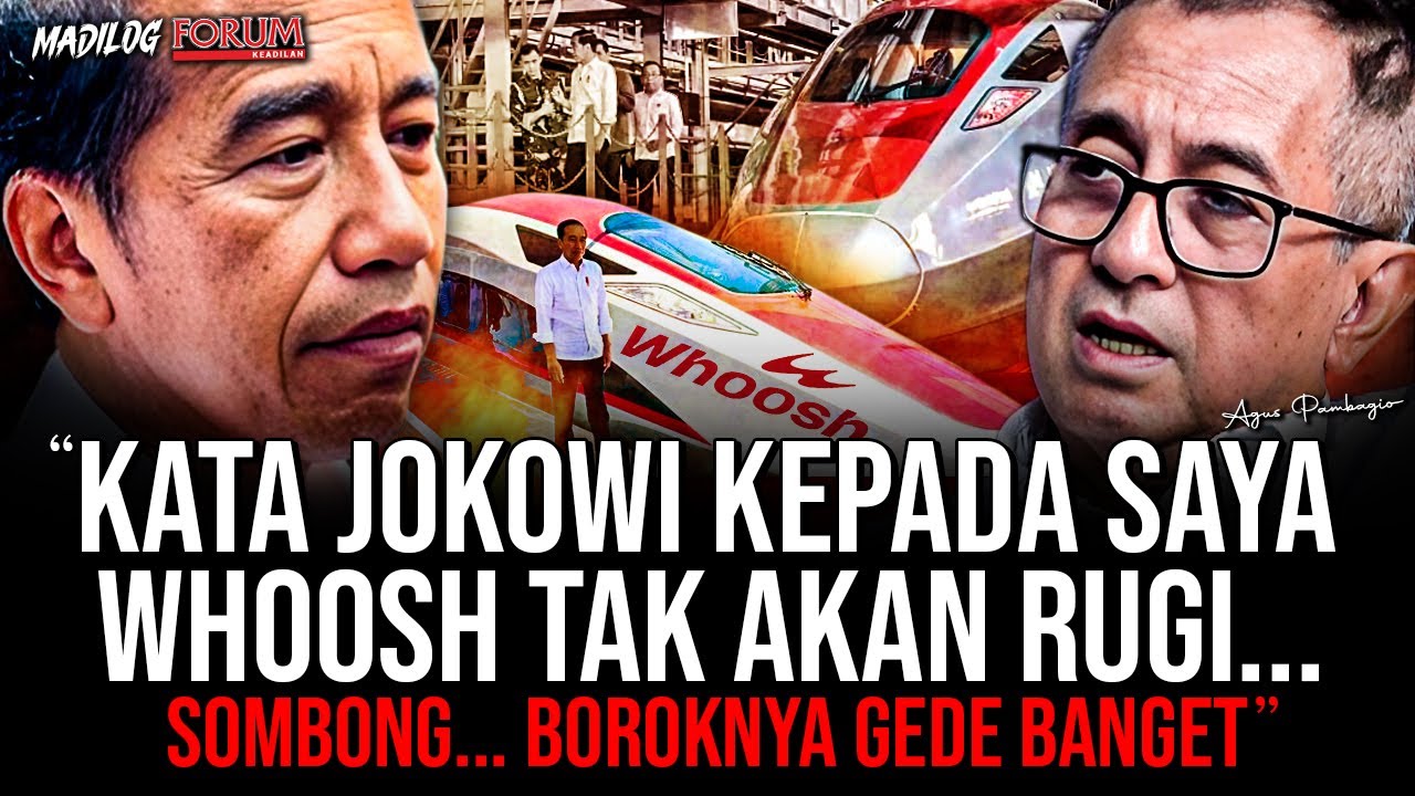 AGUS PAMBAGIO: WHOOSH SAMA DENGAN IKN... JADI BEBAN PRABOWO
