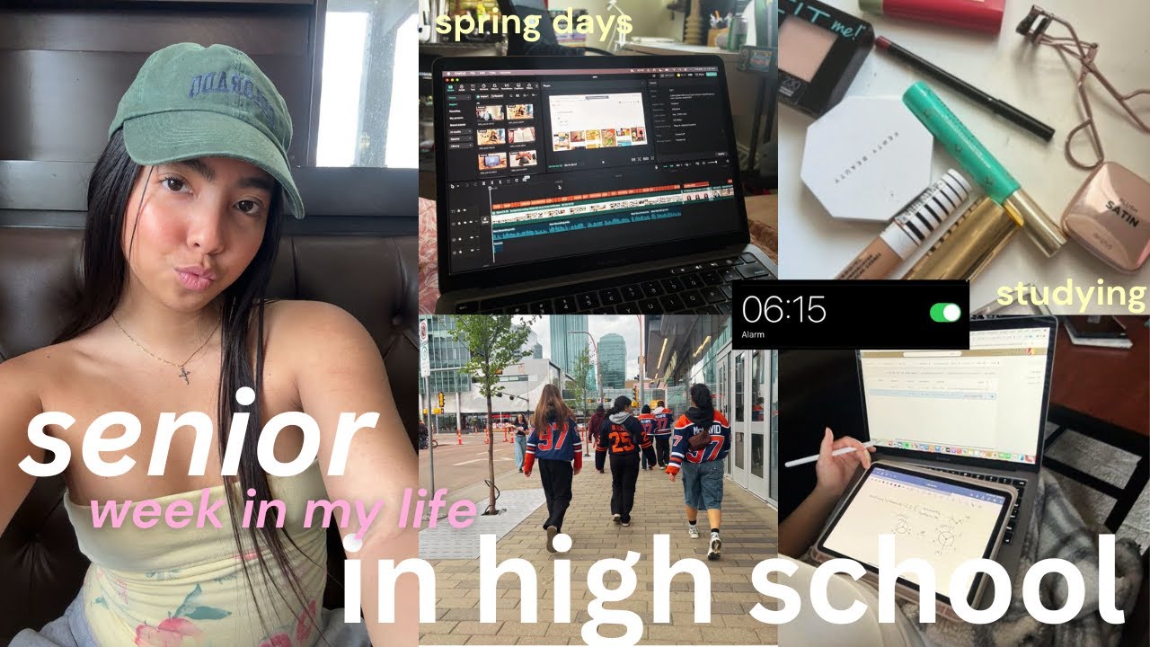 student week in my life vlog! 🌞📚 (productive studying, parties, self-care, school, + more)