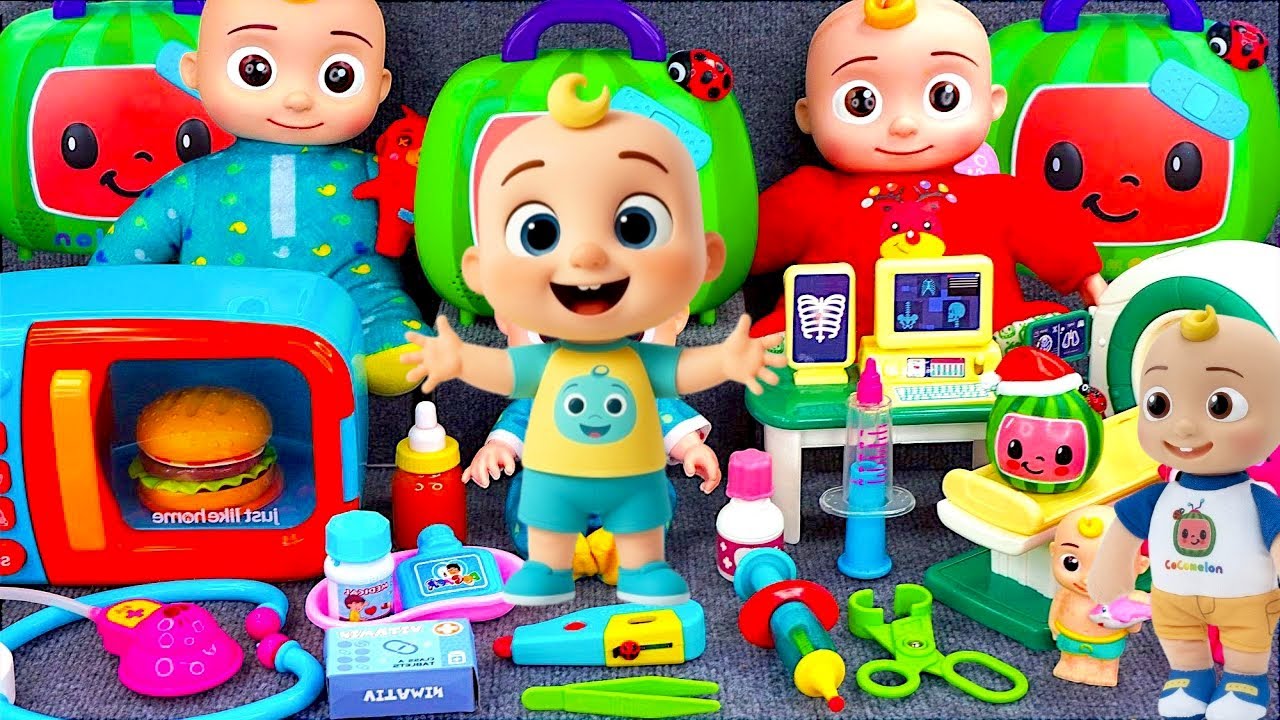 8 Minutes Satisfying with Unboxing COCOMELON Doctor Toys,  Kitchen Playset Collection ASMR
