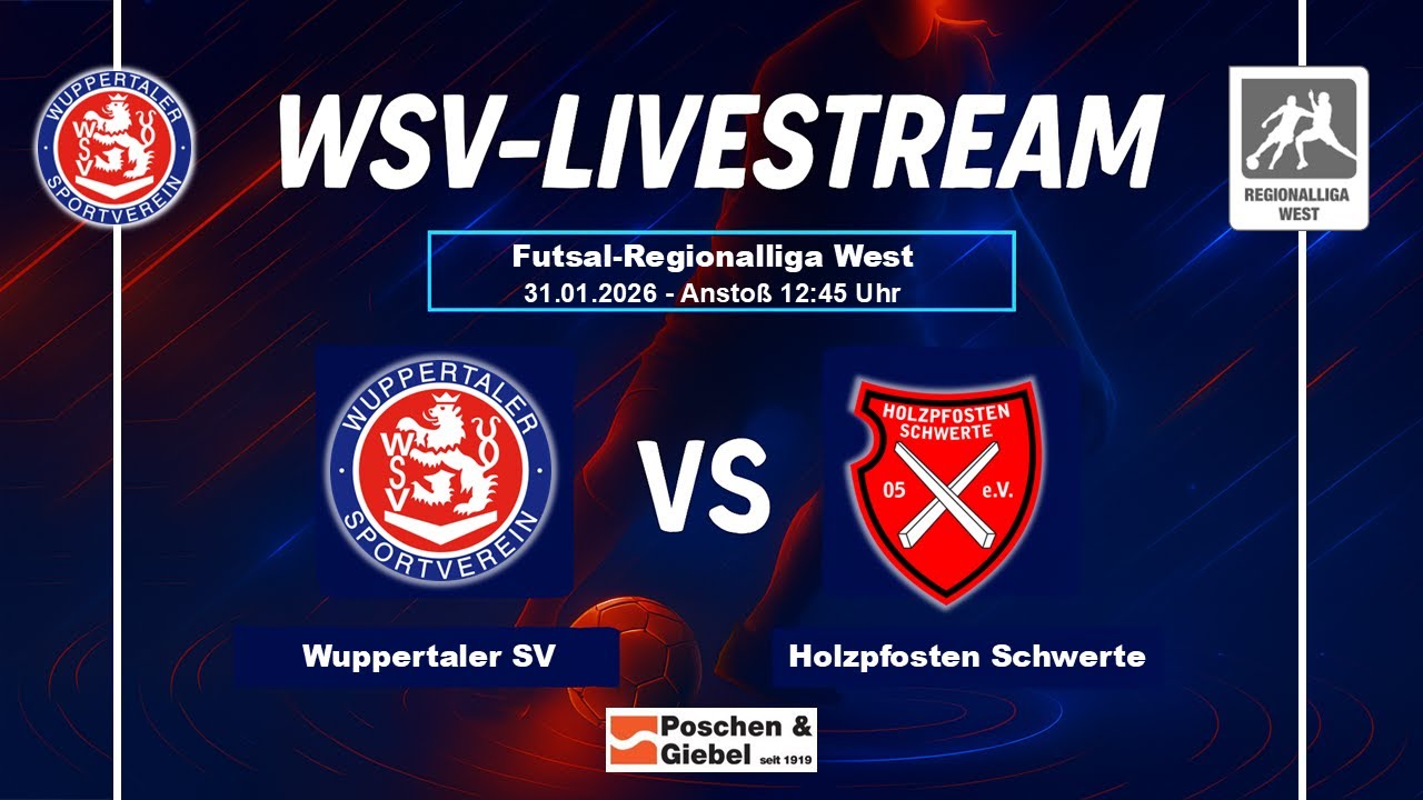 14. Spieltag: Wuppertaler SV vs. Holzpfosten Schwerte - Futsal-Regionalliga-West 25/26