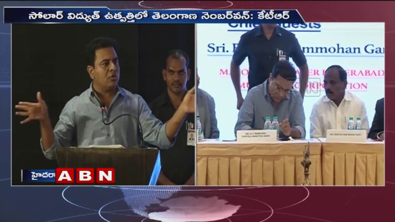 TRS Leader KTR Speech at Telangana Builder Association Meeting | Hyderabad | ABN Telugu