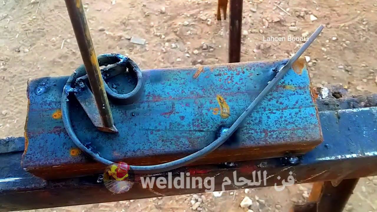طريقة كيفية صنع اداة ثني حديد | ثني المعادن | صناعة يدوية 7