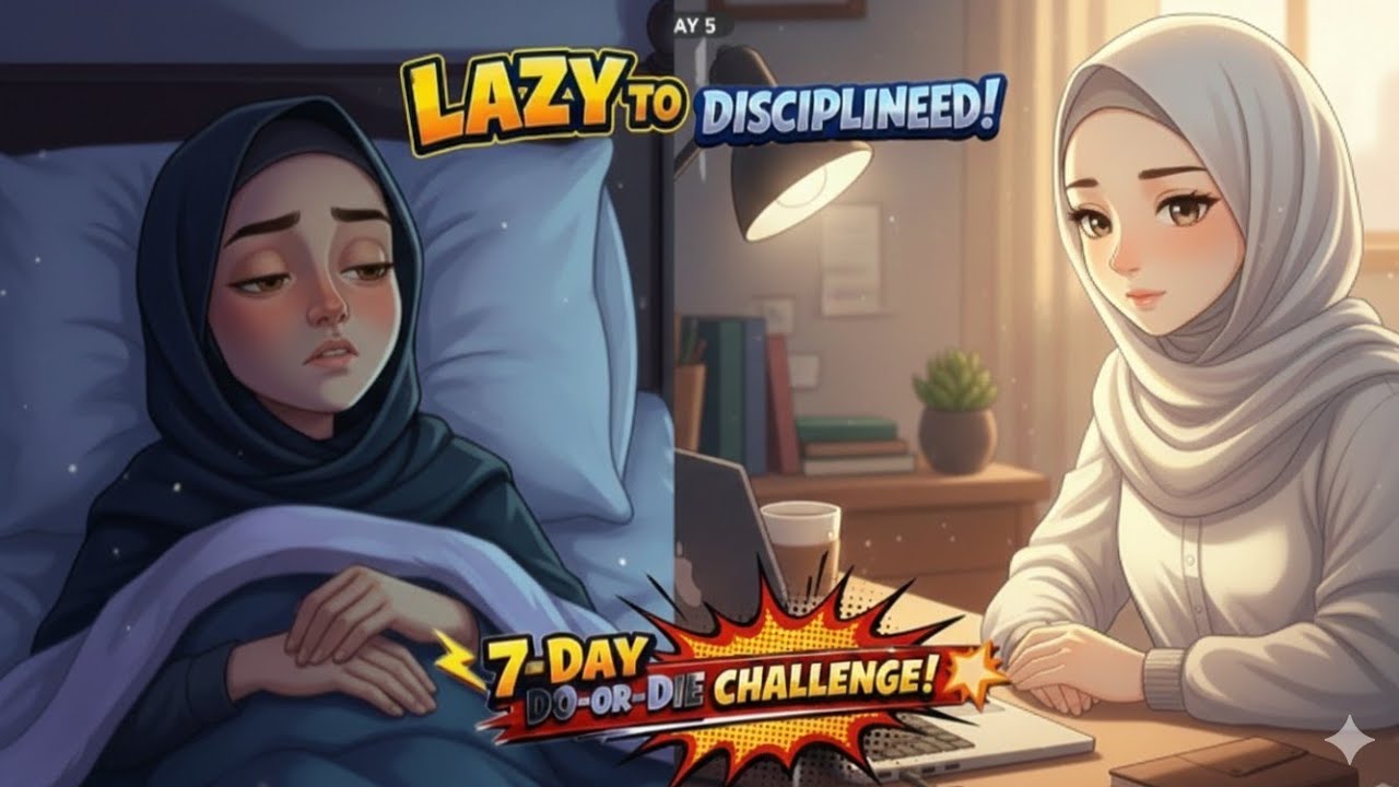 Lazy To Discipline: 7-Day-Do-Die Challenge | Sunnah Lifestyle 