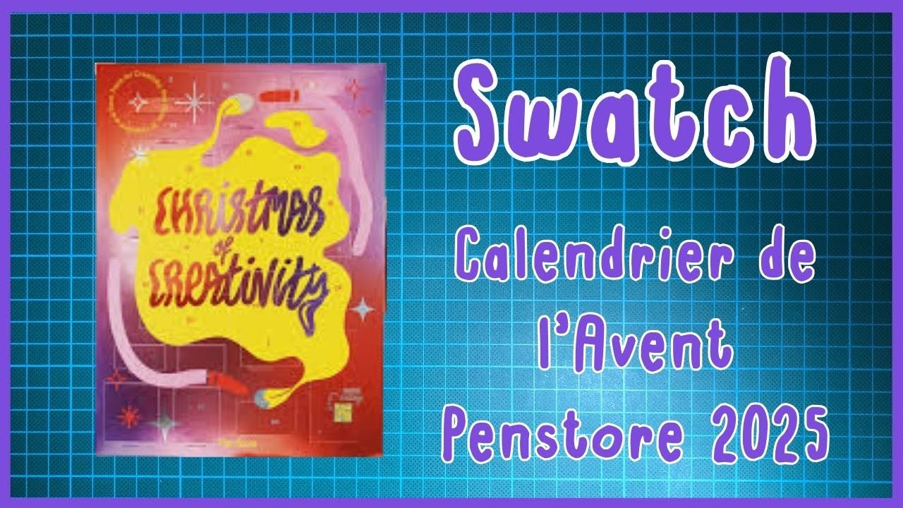 Calendrier Penstore 2025 : on teste le matériel de dessin que j'ai trouvé