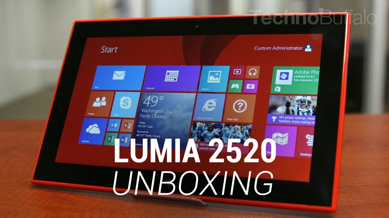 Lumia 2520 Unboxing