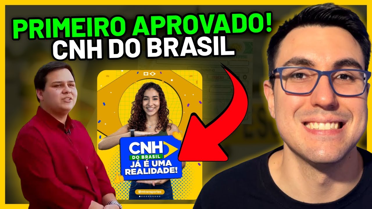 Nova CNH do Brasil: Jovem é o 1º Aprovado no Novo Modelo Digital