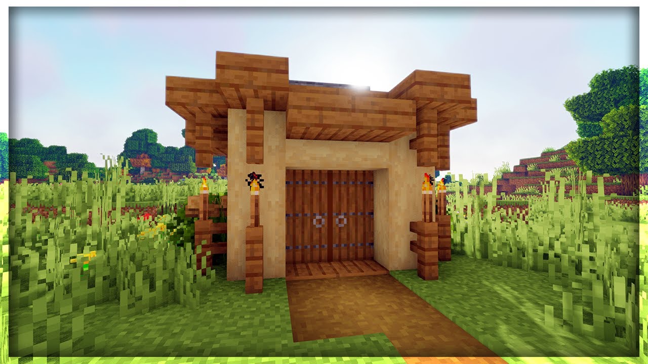 Minecraft Easy : 4x4 House Tutorial |How to Build a survival starter House