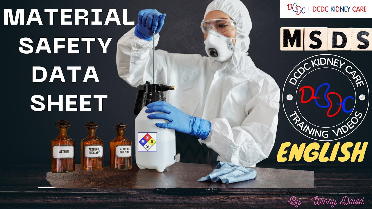 Material Safety Data Sheet | English | Importance Of Substance Handling | #dcdc #ttt #nabh