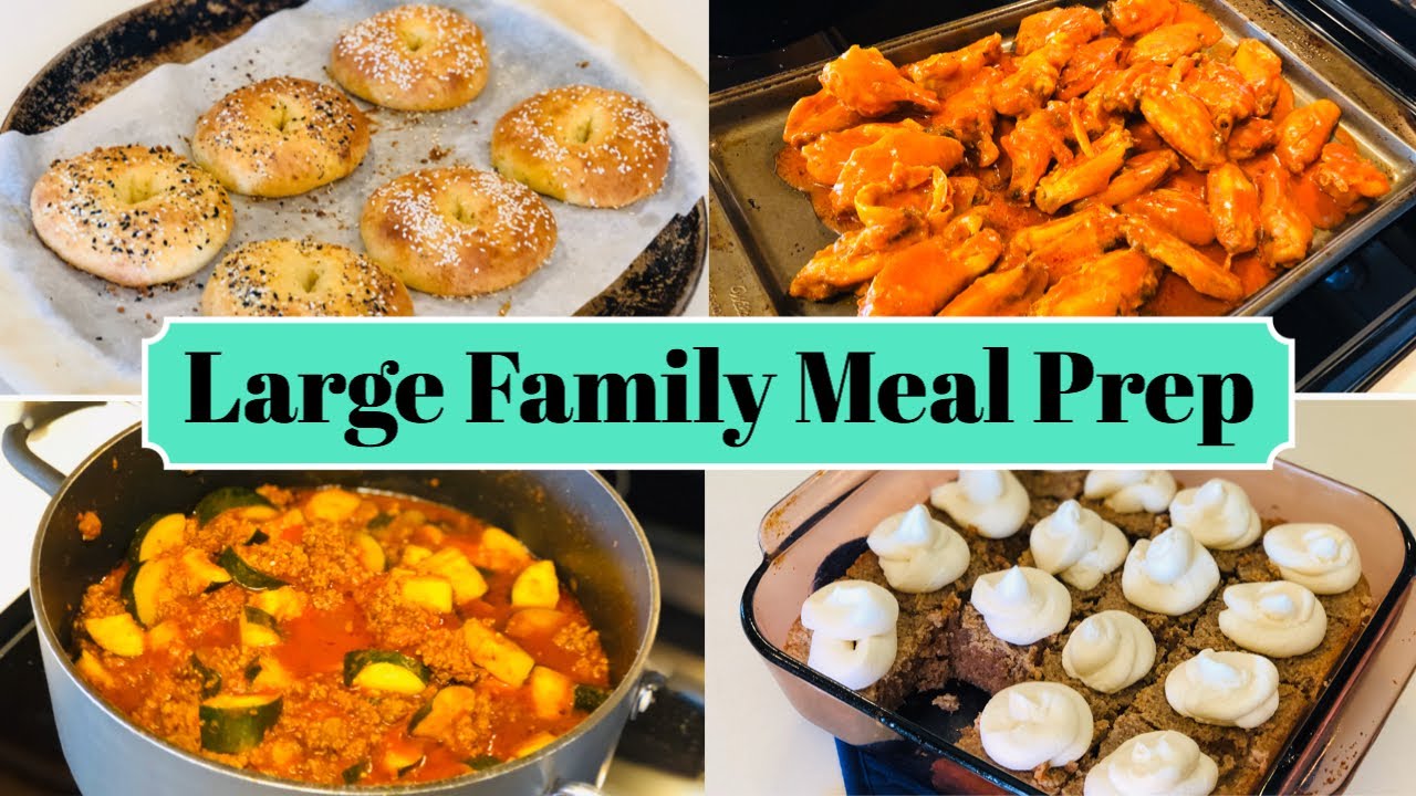 Large Keto Family Meal Prep| Spice Cake, Bagels, Wings, & More