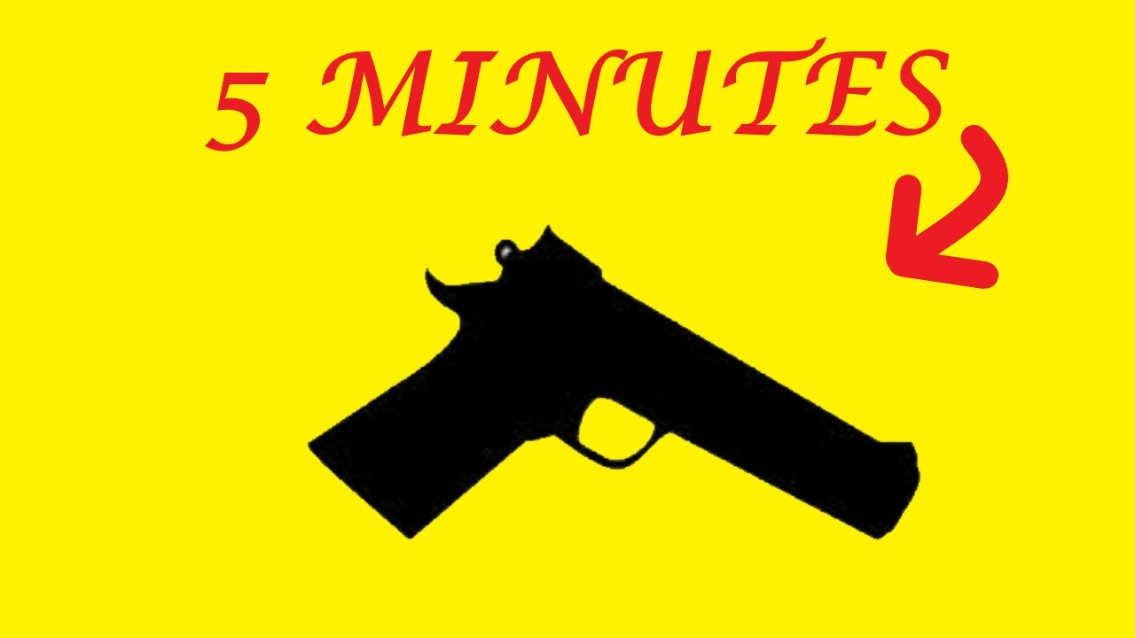Can I make a Cardboard Gun in Five Minutes?