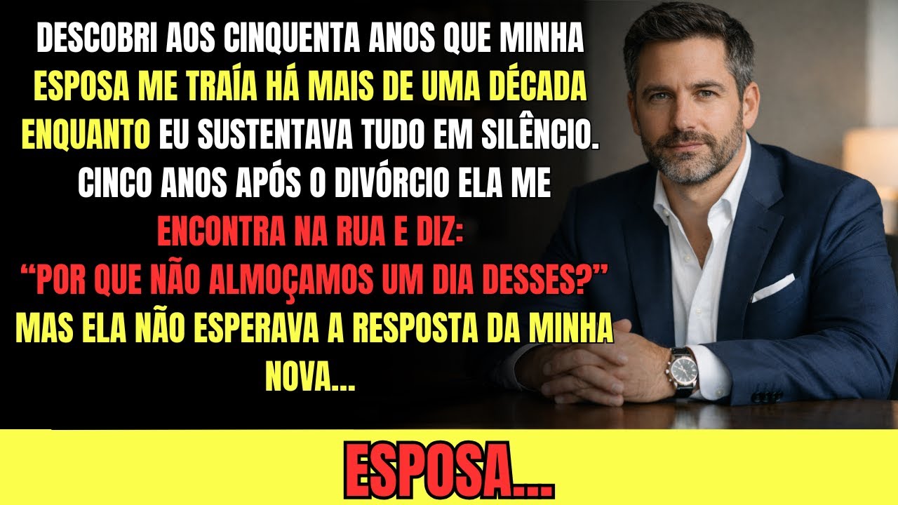 Aos 50 descobri uma traição de 10 anos; após o divórcio ela pede almoço — mas não esperava isso...!!