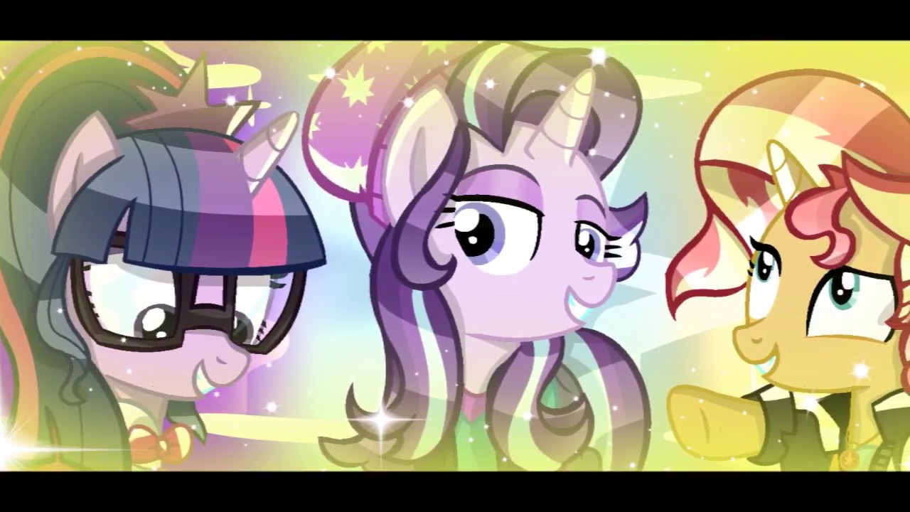 MLP Speedpaint- EqG Twilight Starlight and Sunset