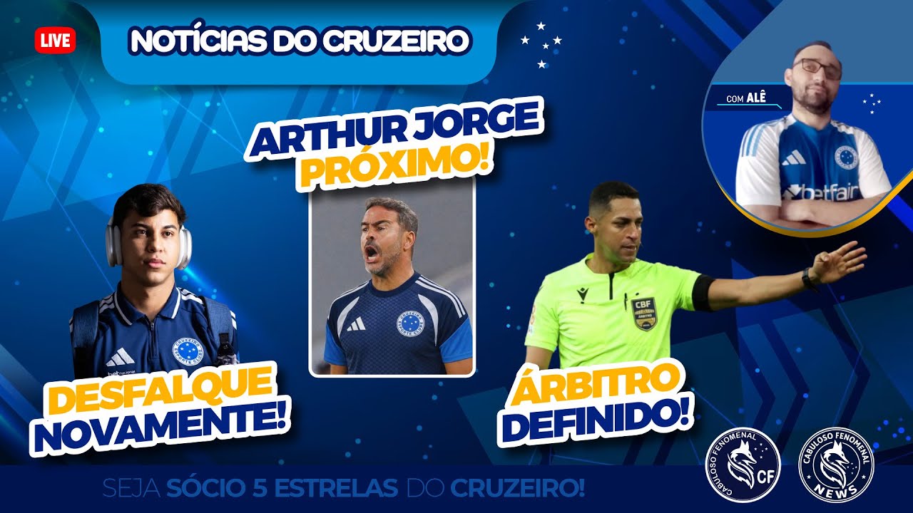DESFALQUE NOVAMENTE! / ARTHUR JORGE PRÓXIMO! / ÁRBITRO DEFINIDO! / CABULOSO FENOMENAL!