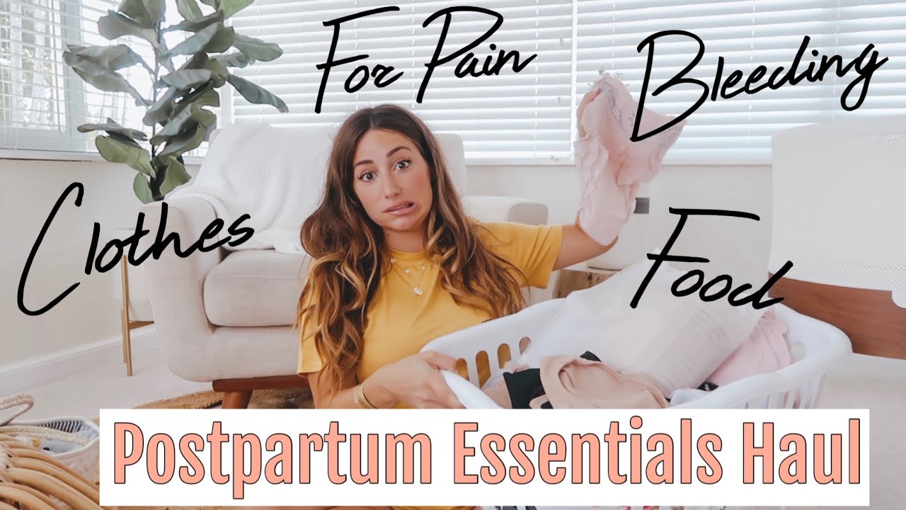 POSTPARTUM ESSENTIALS HAUL// EVERYTHING YOU NEED!