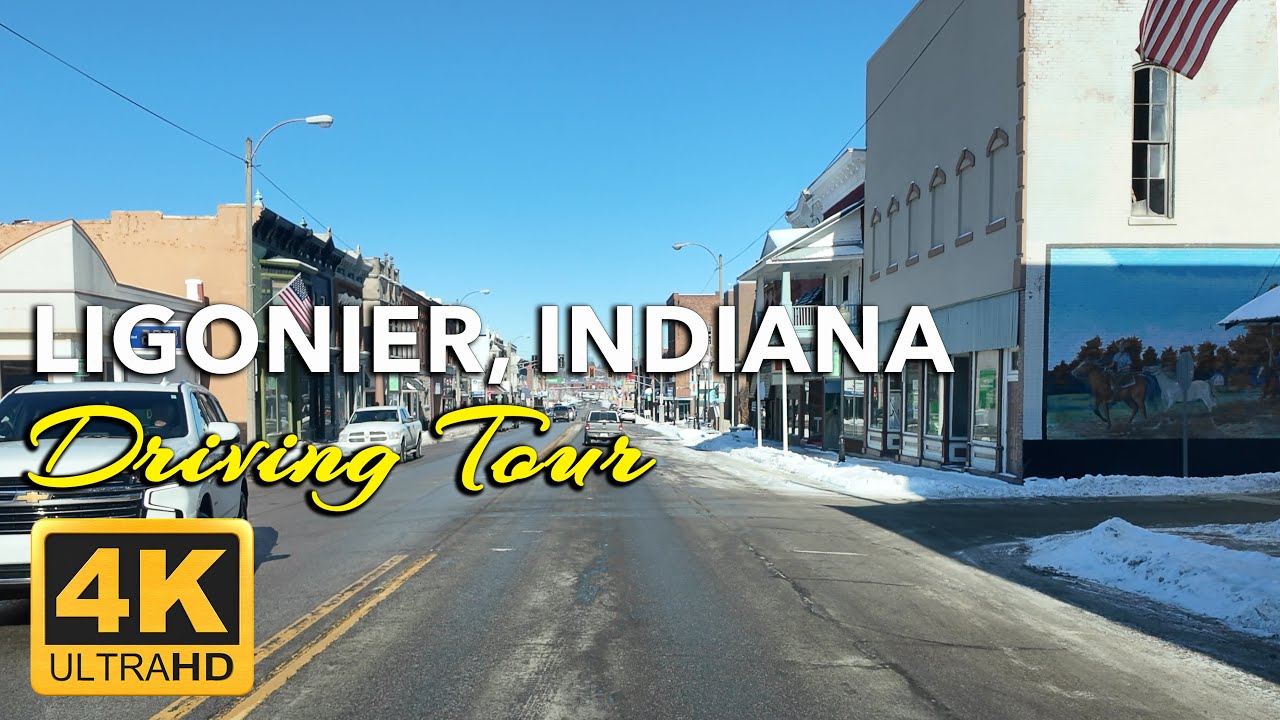 Driving Through Ligonier, Indiana | A Town Holding On Between Winters