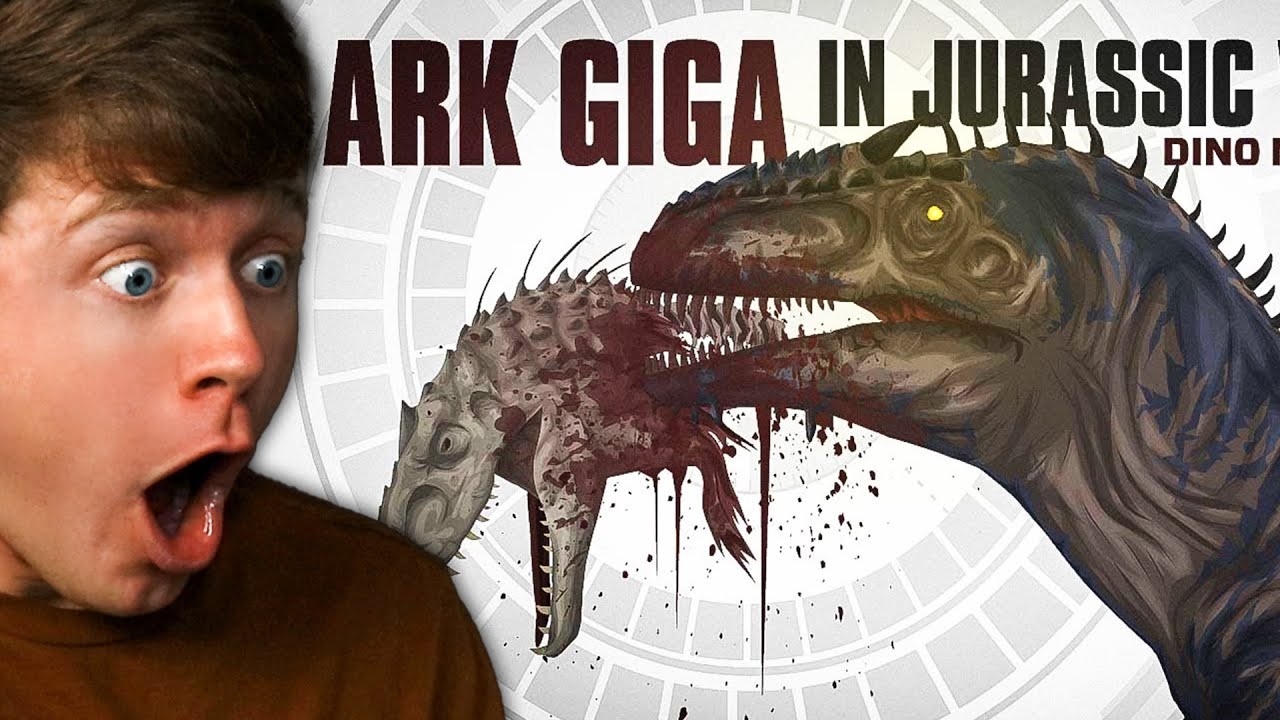 ARK's GIGANOTOSAURUS in JURASSIC WORLD! (Reaction)