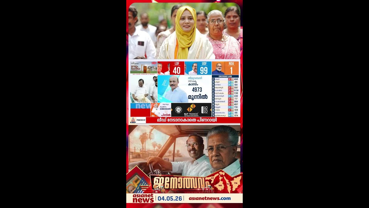 പേരാമ്പ്രയും ഇളകി; ഫാത്തിമ തെഹ്ലിയയുടെ ലീഡിൽ വൻ കുതിപ്പ്; ടി.പി.രാമകൃഷ്ണൻ തോൽവി മണക്കുന്നോ?