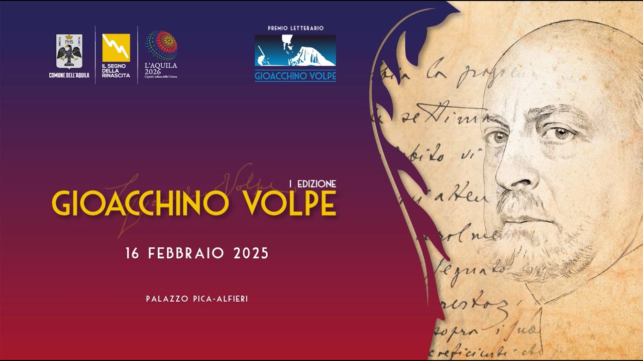 Premio Giacchino Volpe - I Edizione - Cerimonia di premiazione 16 Febbraio 2025