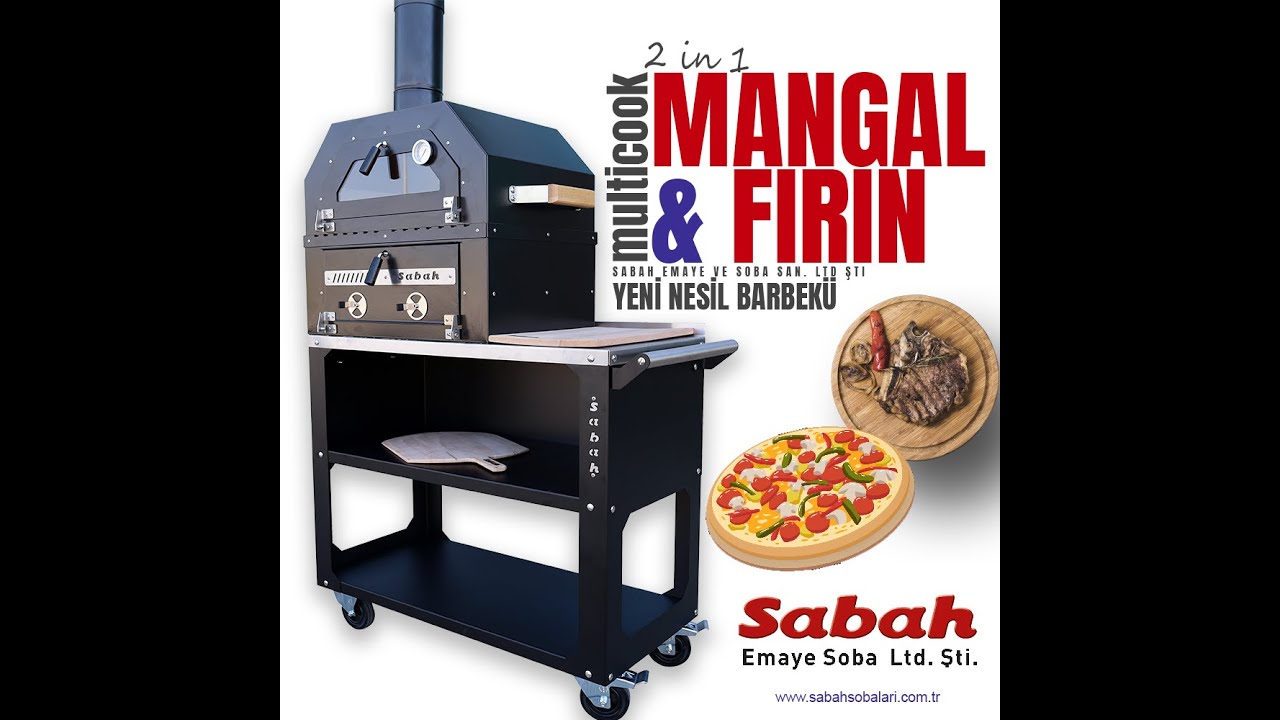 Sabah Tekerlekli Pizza Fırını ve Mangal Seti Kurulum Videosu