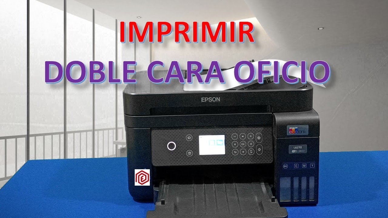 Epson L6270 Cómo imprimir en OFICIO a doble cara paso a paso