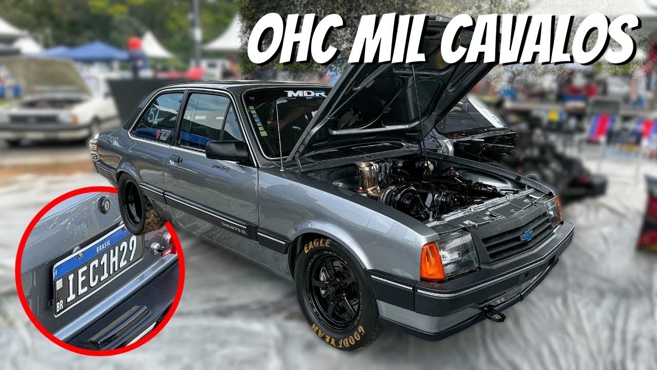 CHEVETTE OHC DE 1000 CAVALOS PLACA PRETA! COLECIONADOR DE PISTA