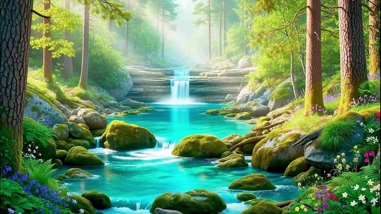River Sound for Deep Sleep Flow White Noise with Gentle Stream Sound for Relaxation