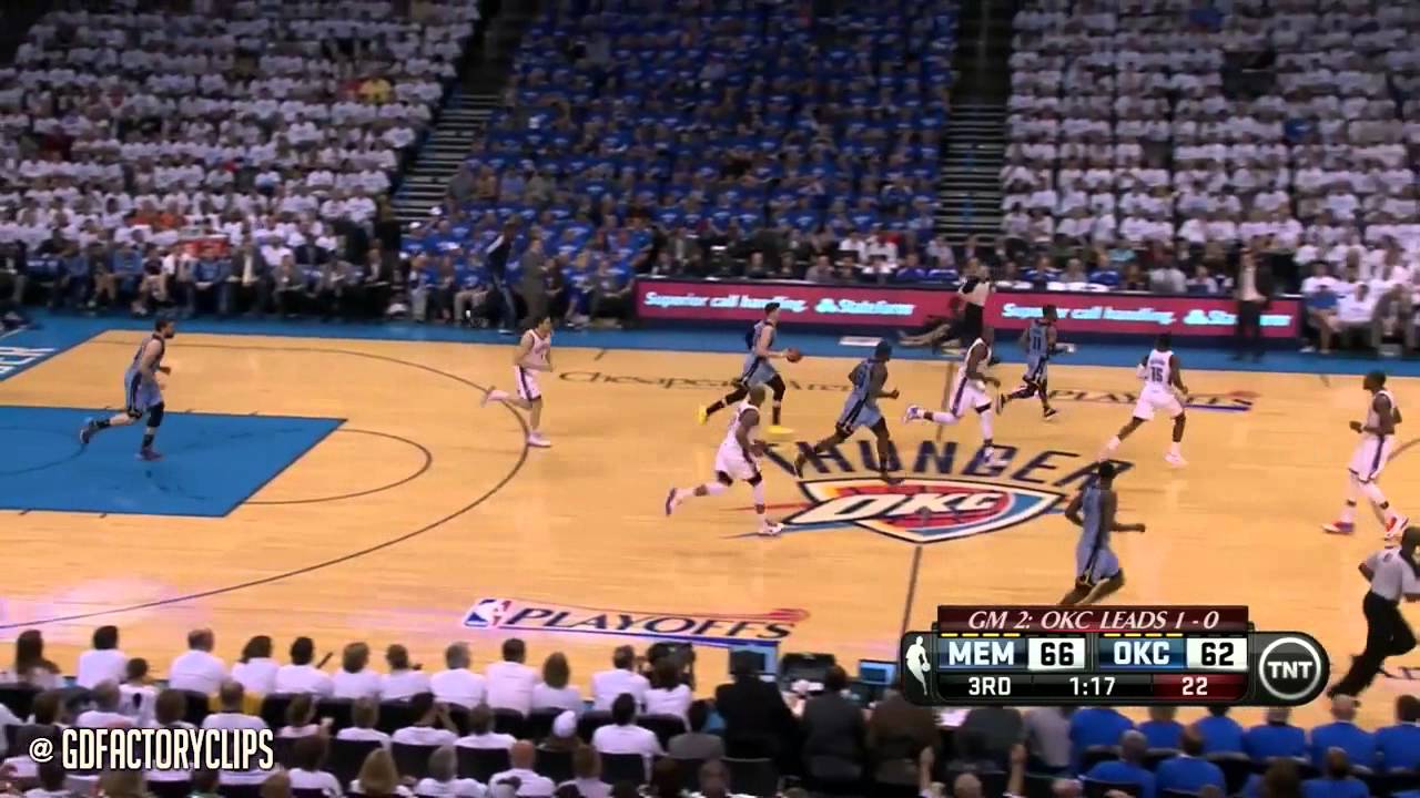 Zach Randolph & Mike Conley Full Combined Highlights at Thunder - 2014 Playoffs West R1G2