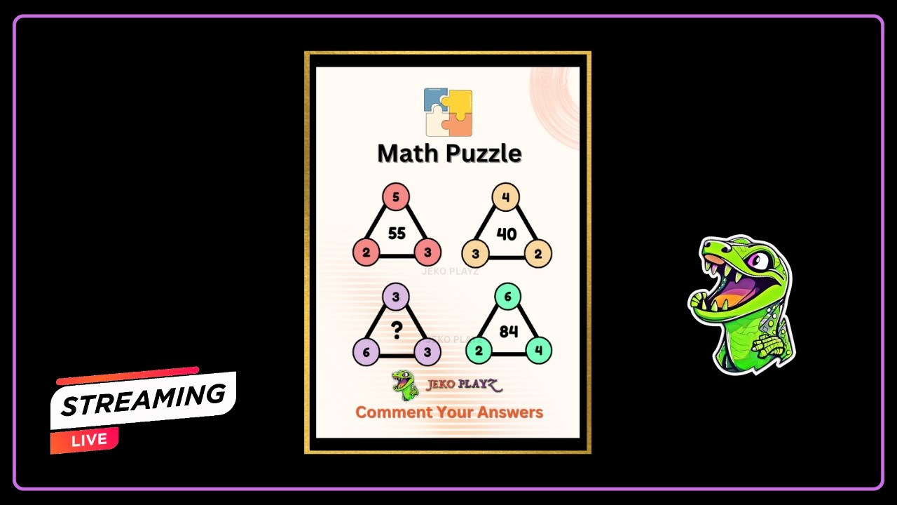 Live Maths Puzzles & Riddles Challenge | Only Genius Can Solve These! | Number Puzzle Challenge