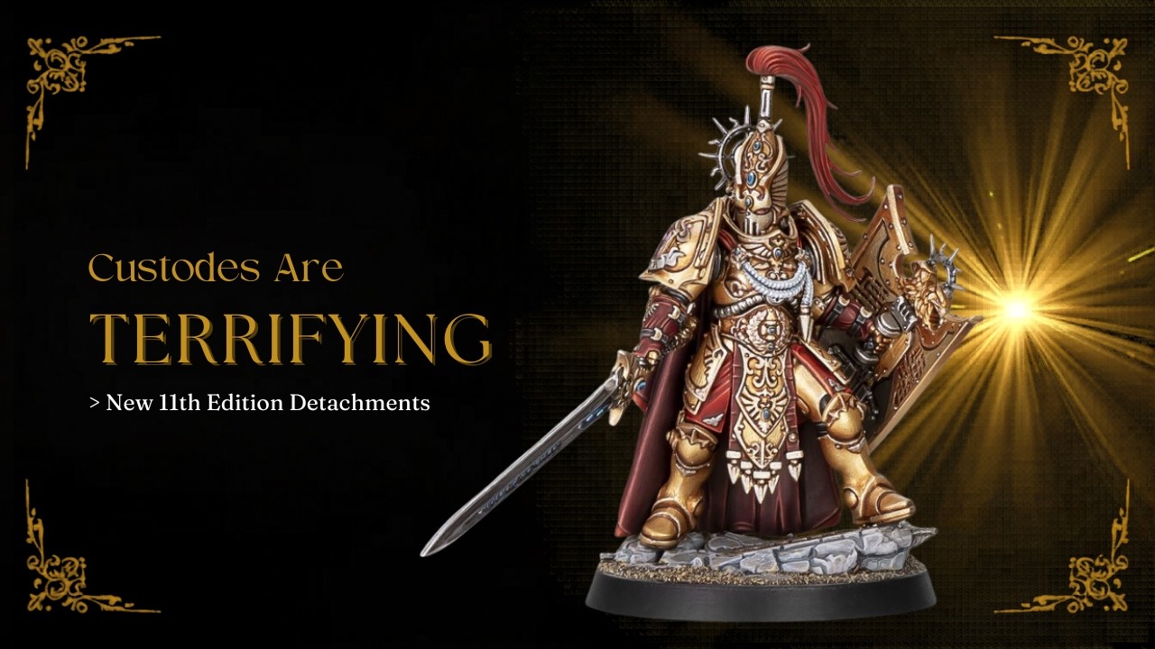 Adeptus Custodes Faction Focus for Warhammer 40k 11th Edition
