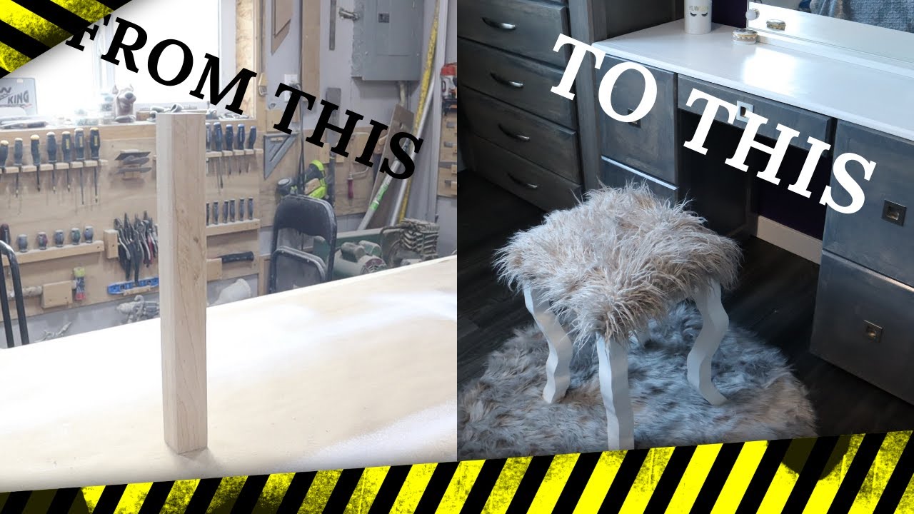How to build a vanity stool (bedroom suiet build